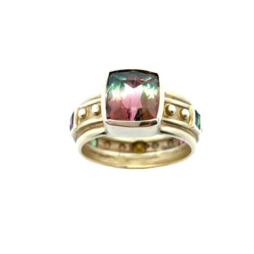 14K Bicolor Tourmaline Ring