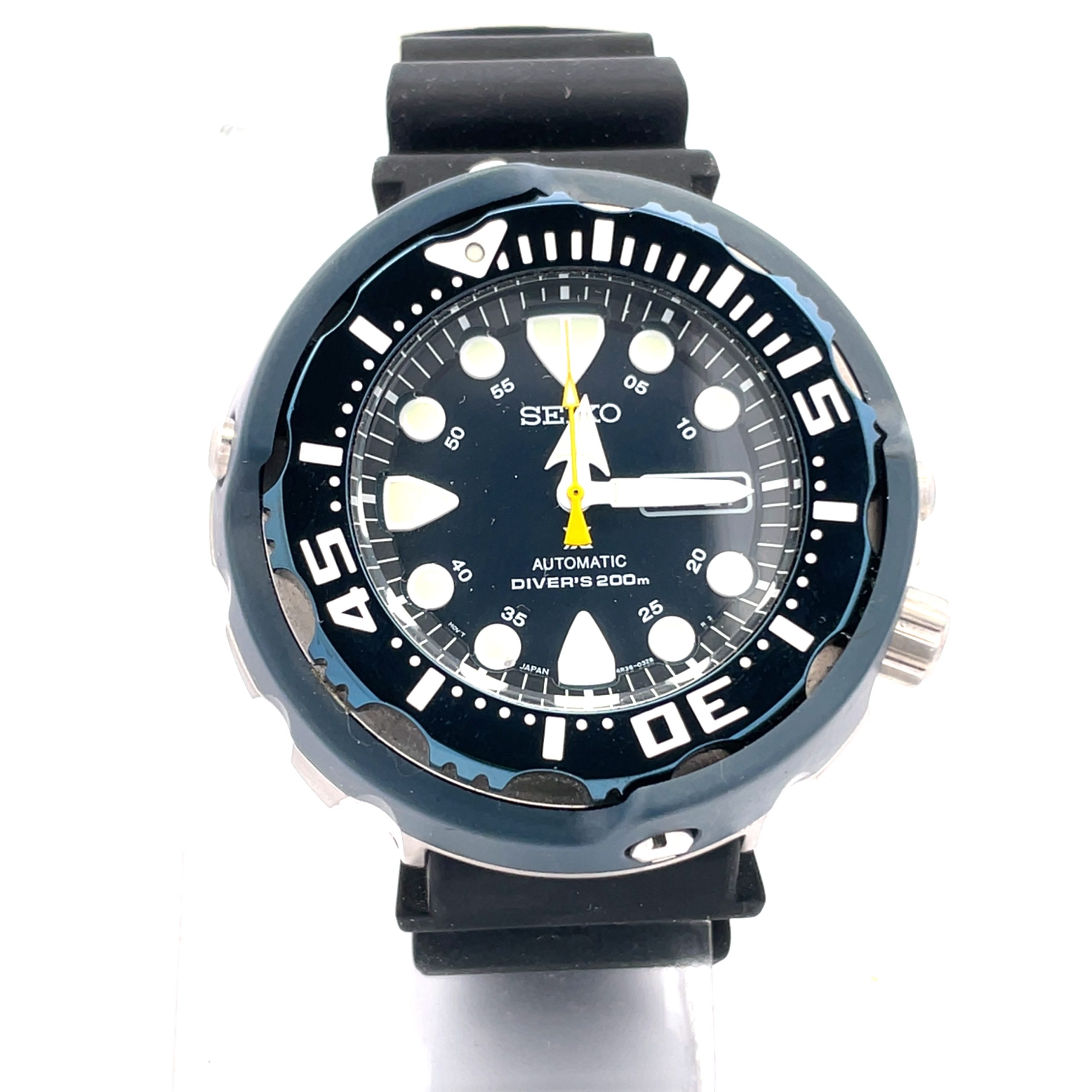 Steel & Ceramic Seiko Air Diver's Watch