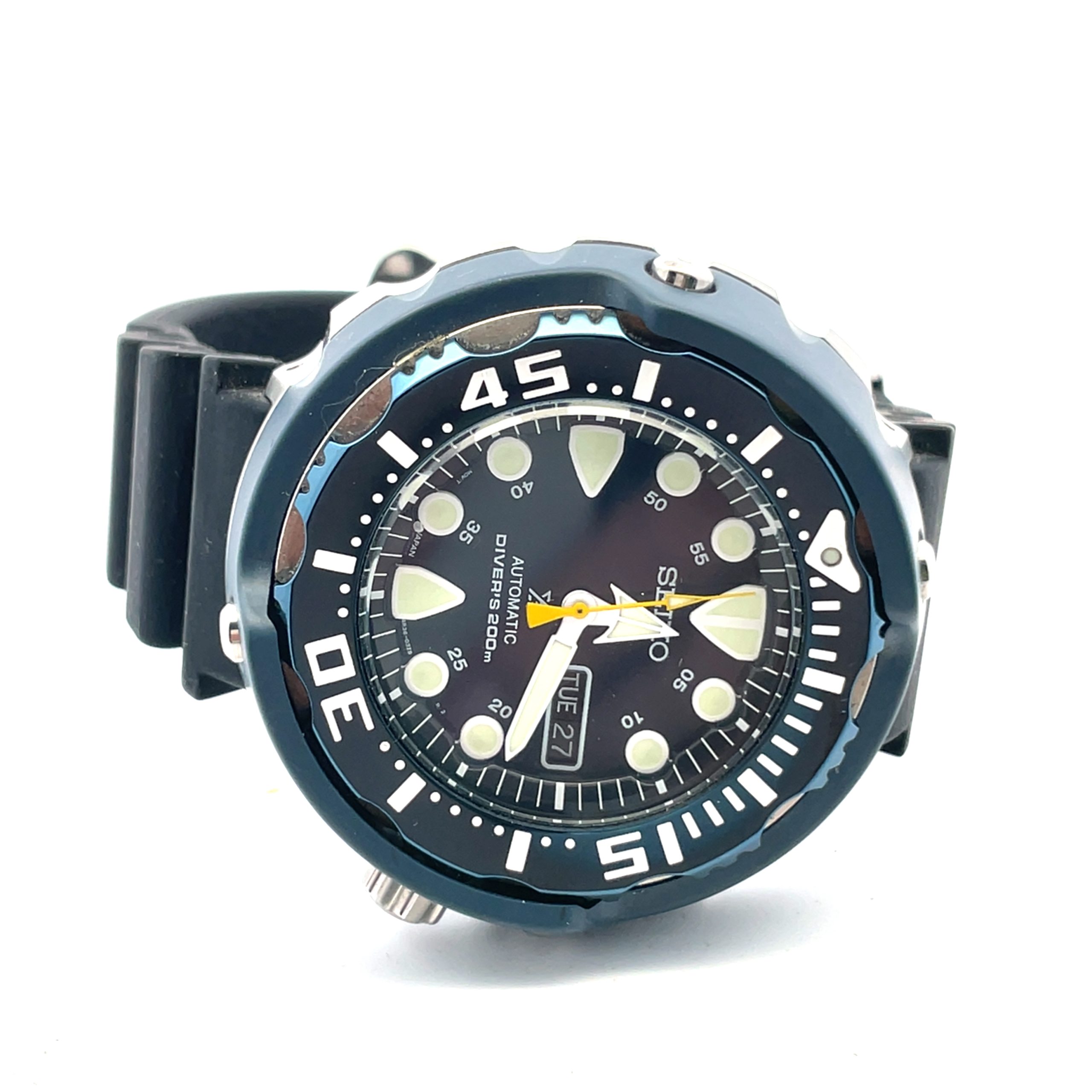 Steel & Ceramic Seiko Air Diver's Watch - Image 5