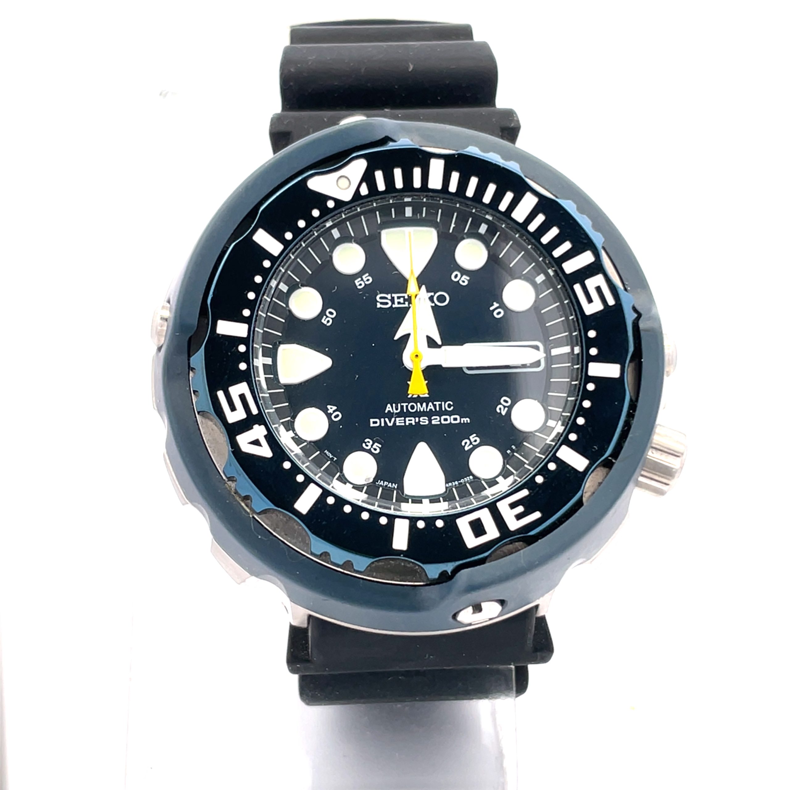 Steel & Ceramic Seiko Air Diver's Watch - Image 6