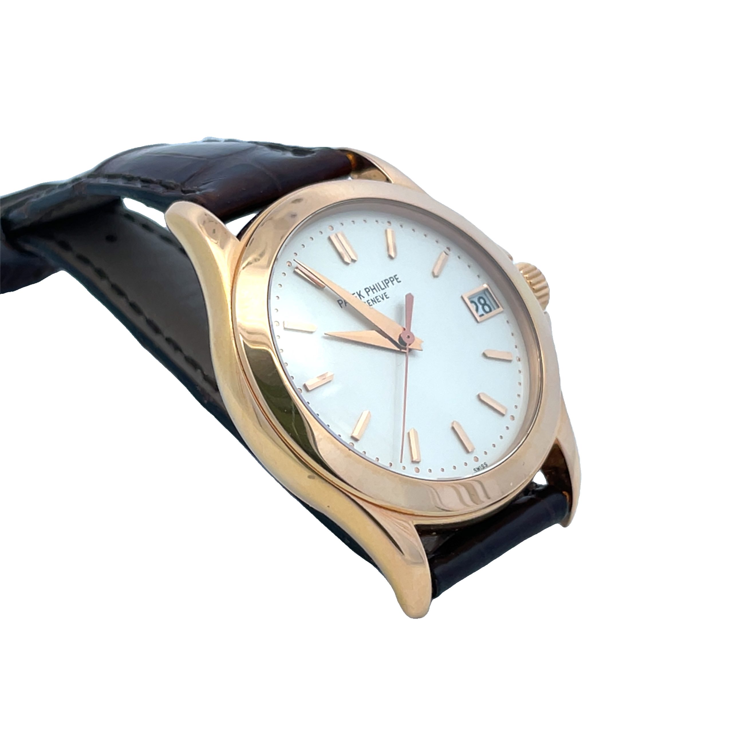18K Patek Philippe Ref. 5107R Date Calatrava, B&P - Image 4