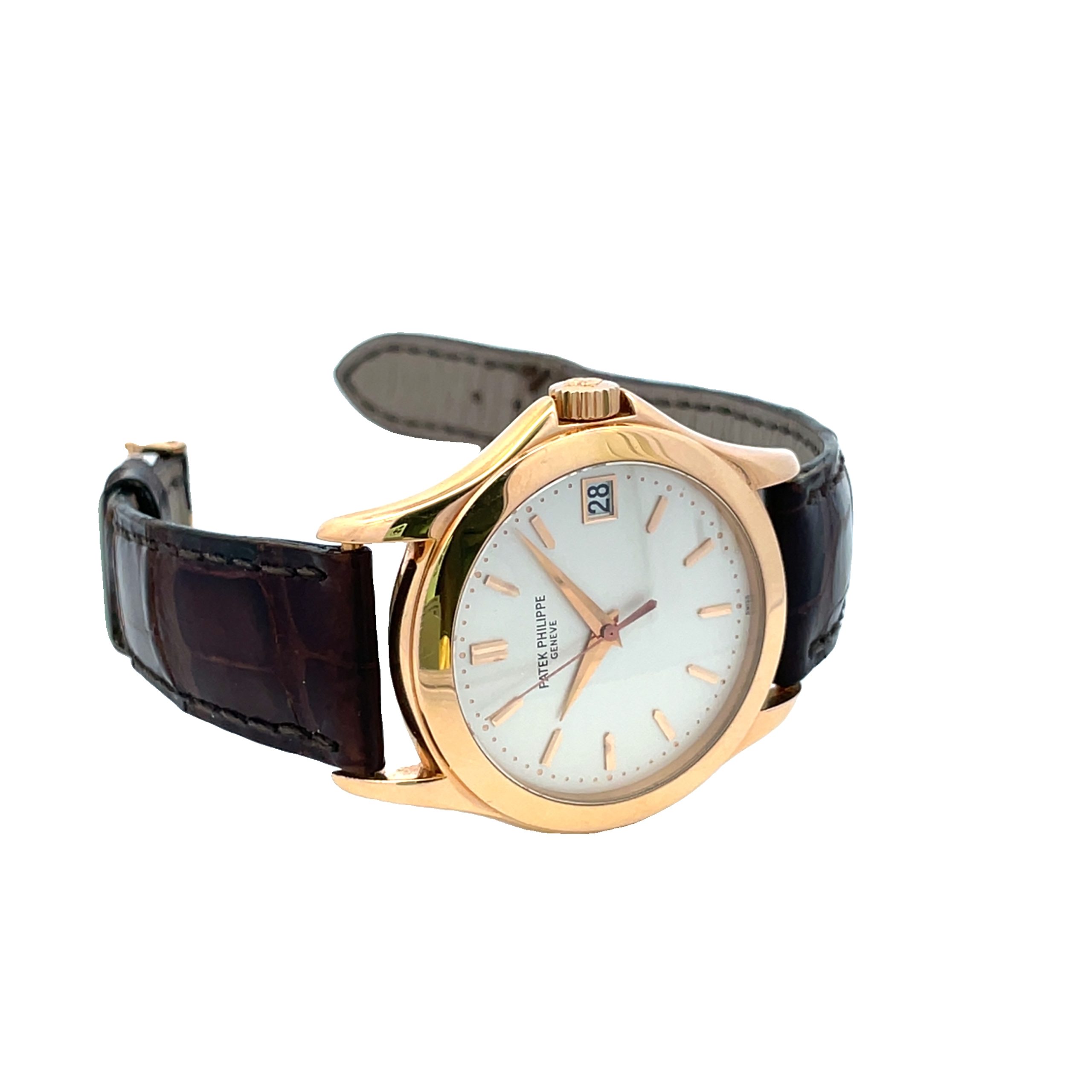 18K Patek Philippe Ref. 5107R Date Calatrava, B&P - Image 7