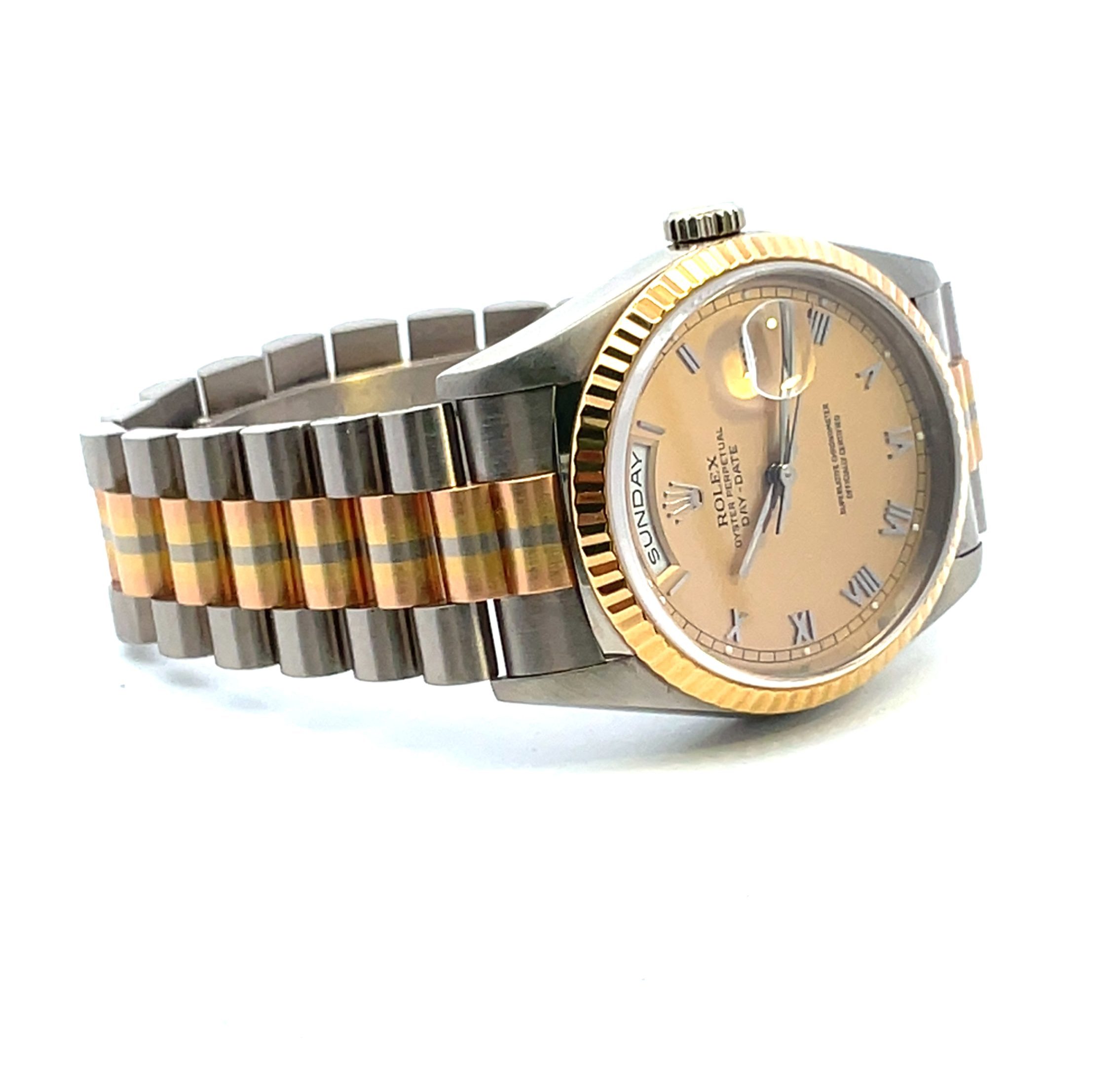 18K Tri-Color Rolex Day-Date Automatic
