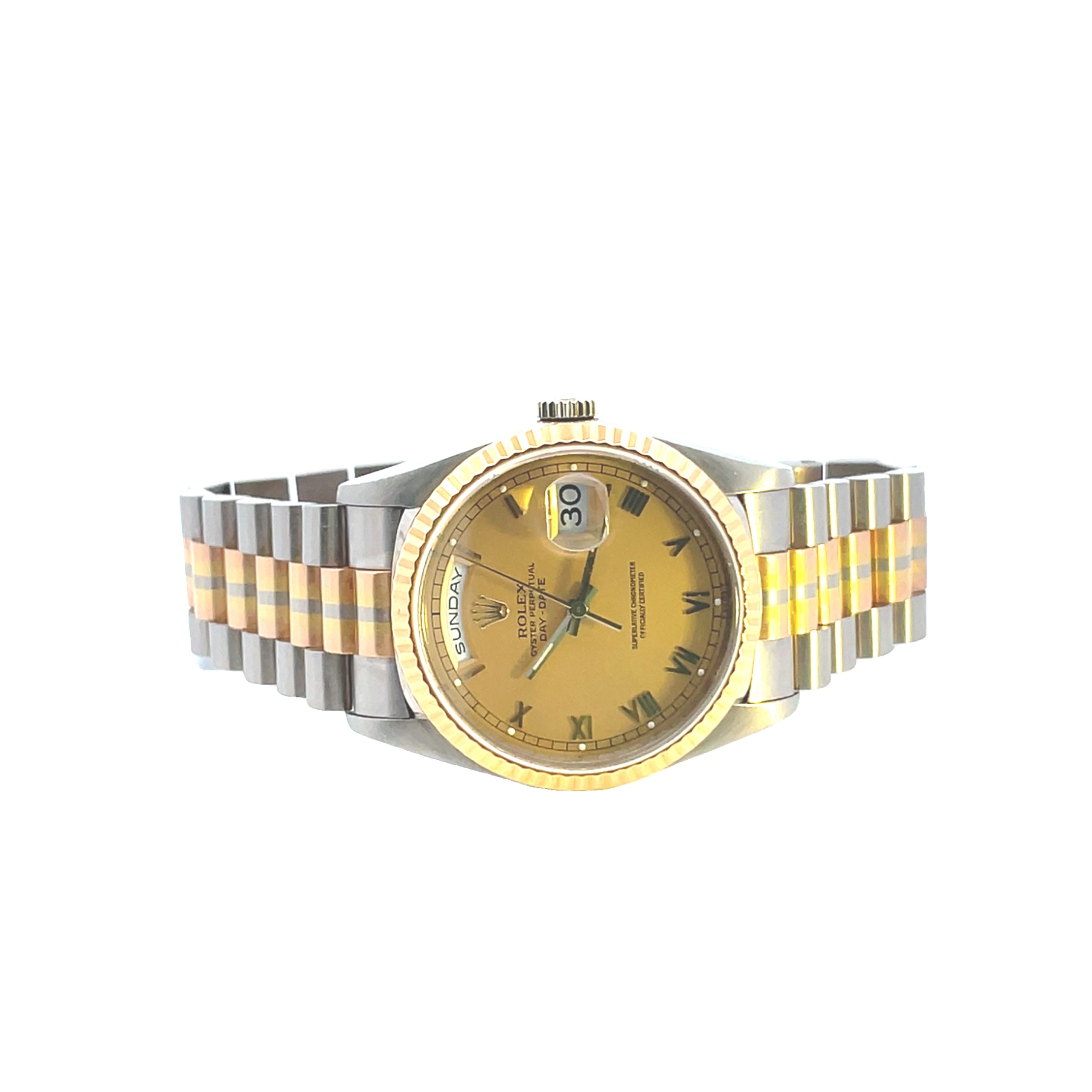 18K Tri-Color Rolex Day-Date Automatic - Image 5