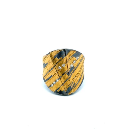Peter Schmid/Atelier Zobel: Folded Cigar-Band Ring - Image 6