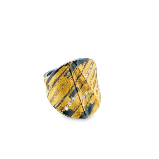 Peter Schmid/Atelier Zobel: Folded Cigar-Band Ring - Image 3