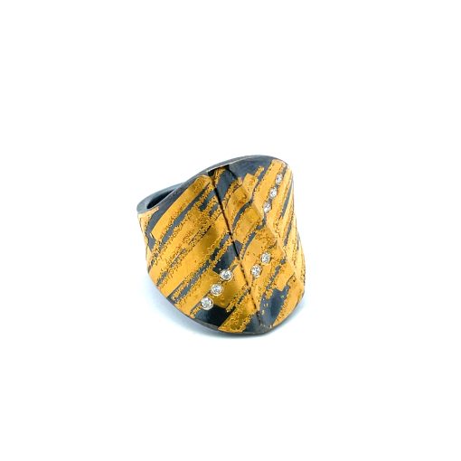 Peter Schmid/Atelier Zobel: Folded Cigar-Band Ring - Image 4
