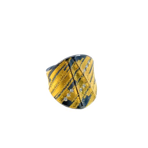 Peter Schmid/Atelier Zobel: Folded Cigar-Band Ring - Image 2