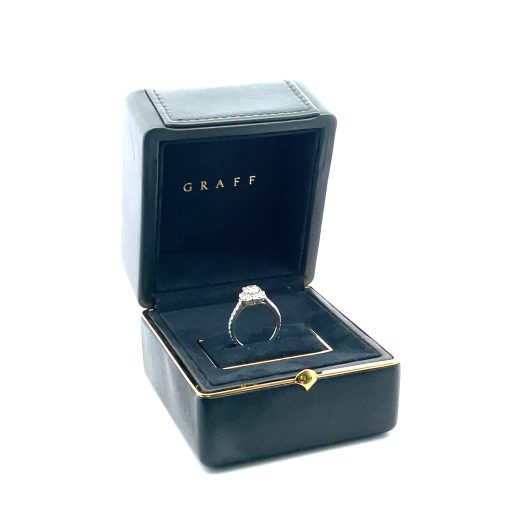 Graff: Estate Diamond Engagement Ring B&P - Image 6