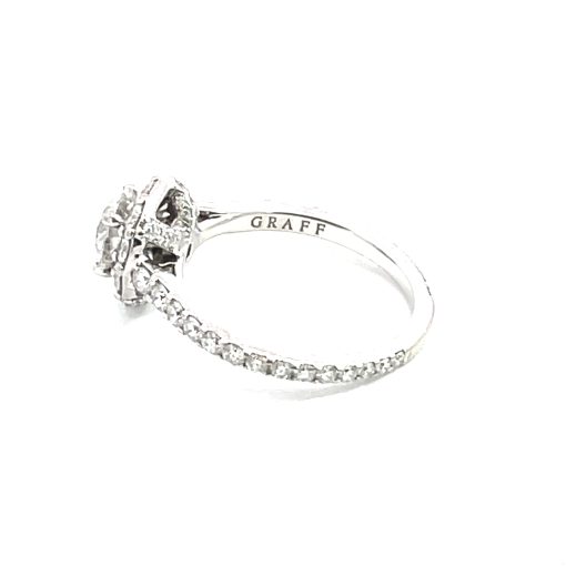 Graff: Estate Diamond Engagement Ring B&P - Image 2