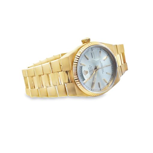 18K Rolex OysterQuartz Ref. 19018 Day-Date Wristwatch - Image 3