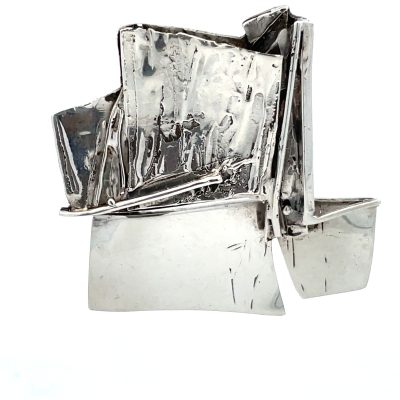 Glenda Arentzen: Sterling Sculptured Brooch