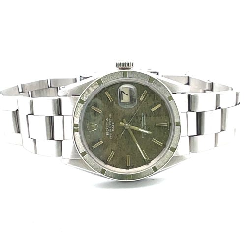 Stainless Steel Vintage Rolex Date Wristwatch - Image 6