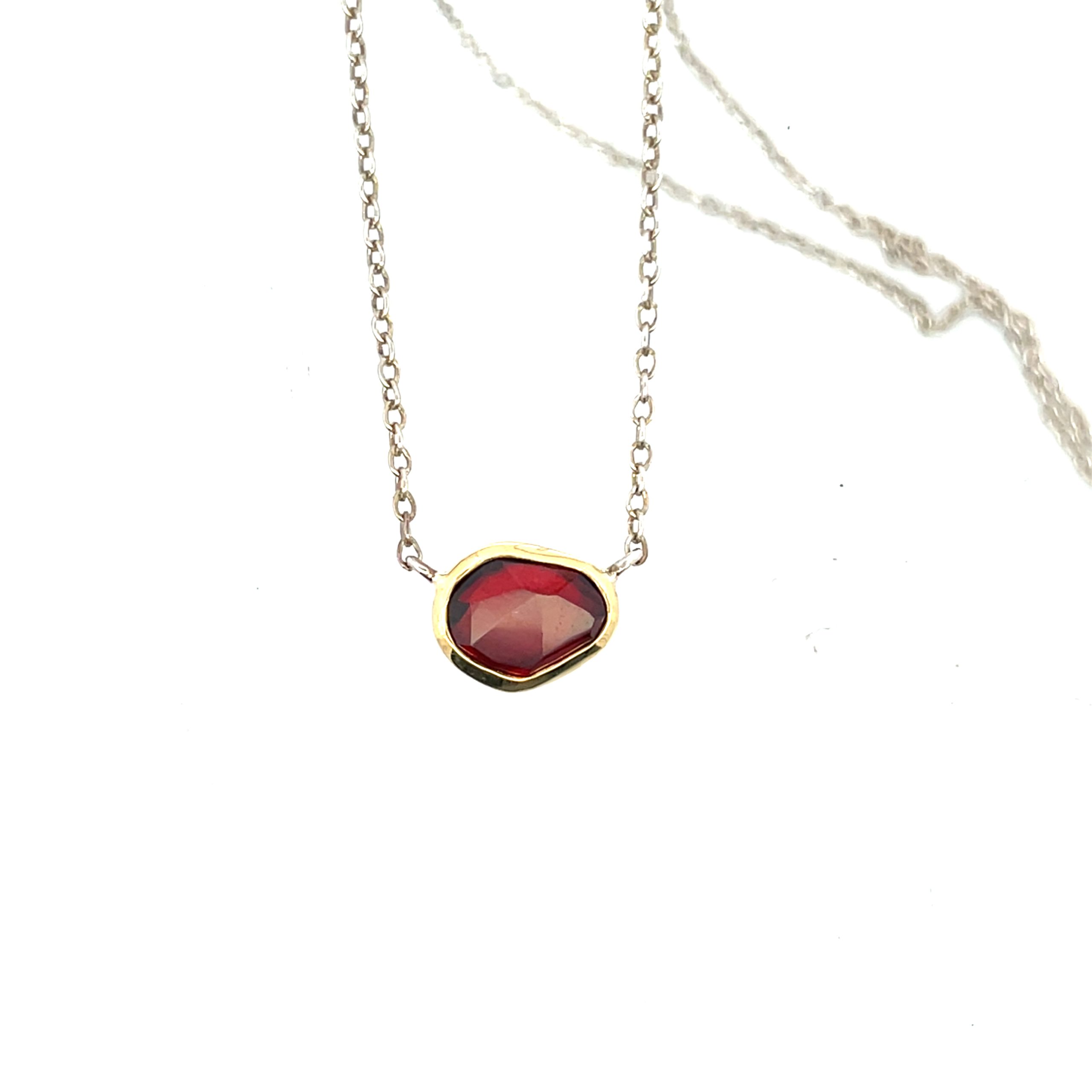 Margoni Studio: Rose-Cut Garnet Necklace - Image 2