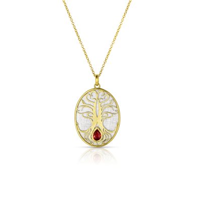 Alishan: 'Tree of Life" Sapphire Necklace