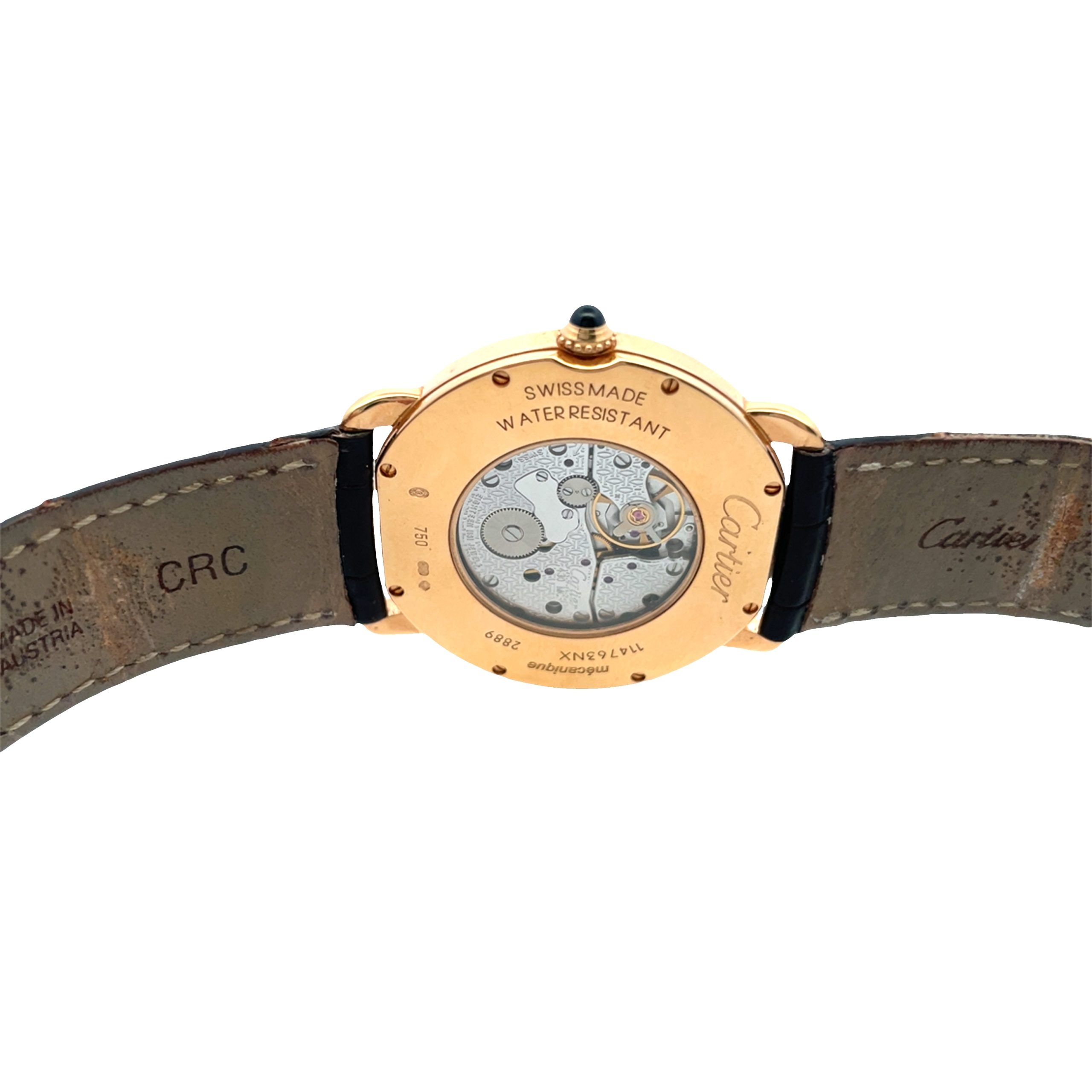 18K Rose Gold Cartier Ronde-Louis Wristwatch - Image 5