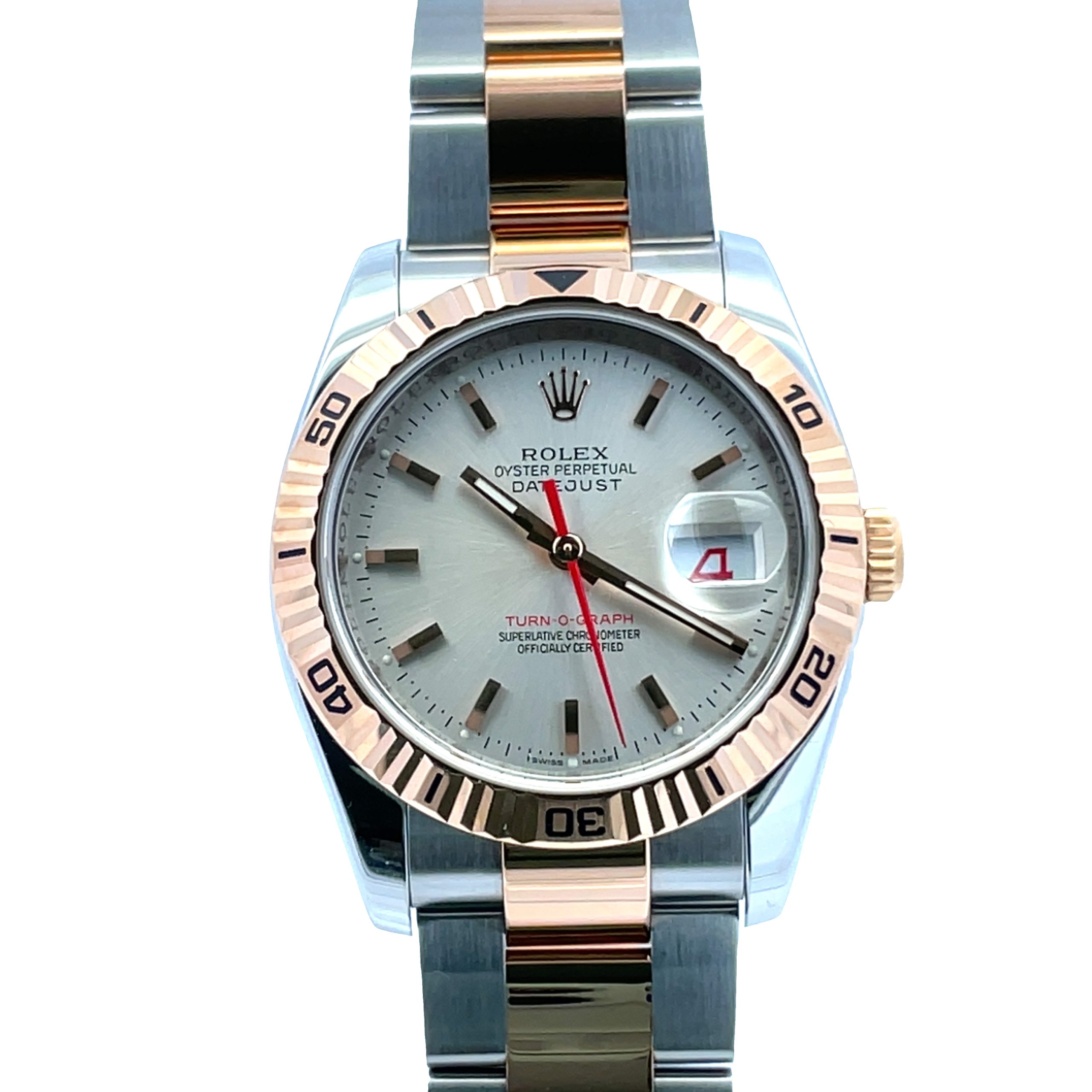 Rolex Steel/Rose Gold Turn-O-Graph, Ref. 116261 - Image 6