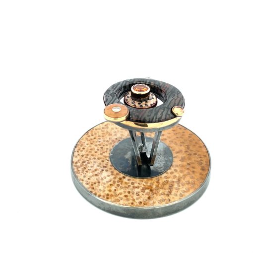 Michael Boyd: Palmwood and Spessartite Garnet Ring/Sculpture - Image 4